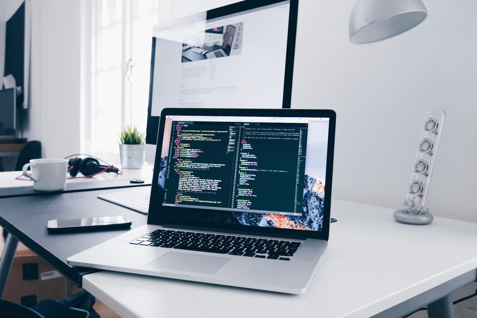 Working at a laptop — the weekly ops context